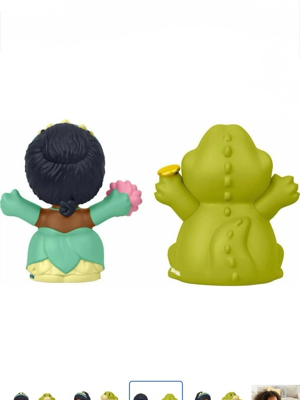 New Fisher-Price Little People Disney Princess Tiana Sidekick Louis Figures - Picture 4 of 6